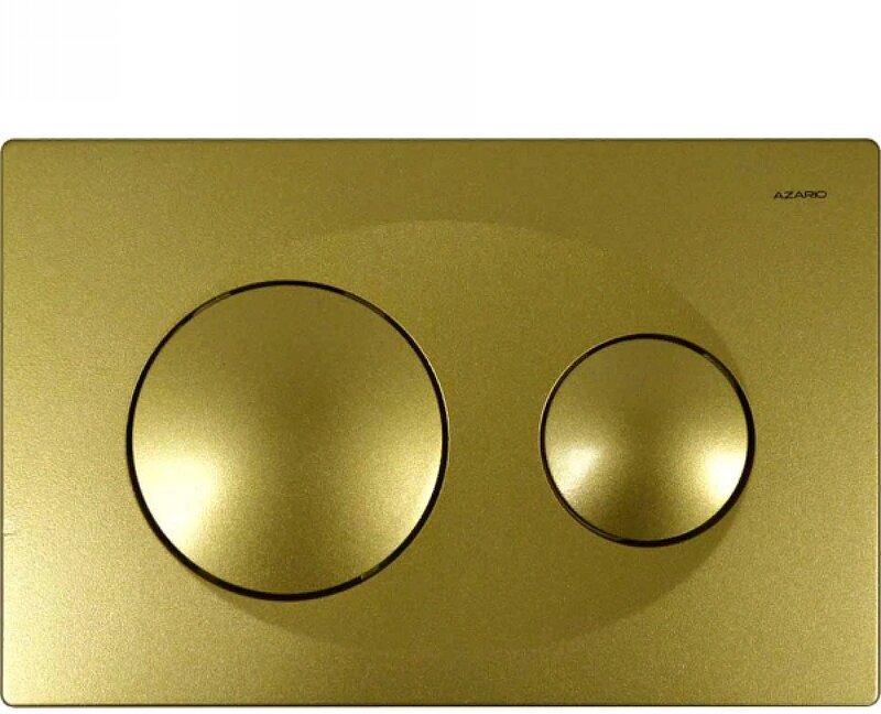 Кнопка смыва Azario двойная, золото глянец (AZ-8200-0014)