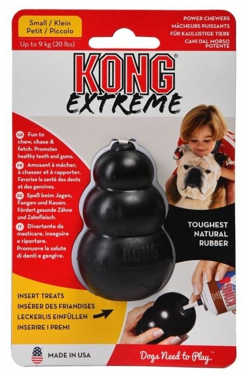 Игрушка для собак KONG Extreme S (K3E), черный - фотография № 17