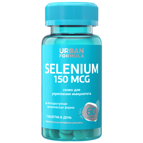 Urban Formula "Selenium (Селен)" / Биологически активная добавка к пище «Селен (Se), 150 мкг" таблетка с четырьмя рисками