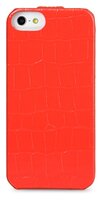 Чехол Melkco Jacka Type (крокодиловая кожа) для Apple iPhone 5/iPhone 5S/iPhone SE красный