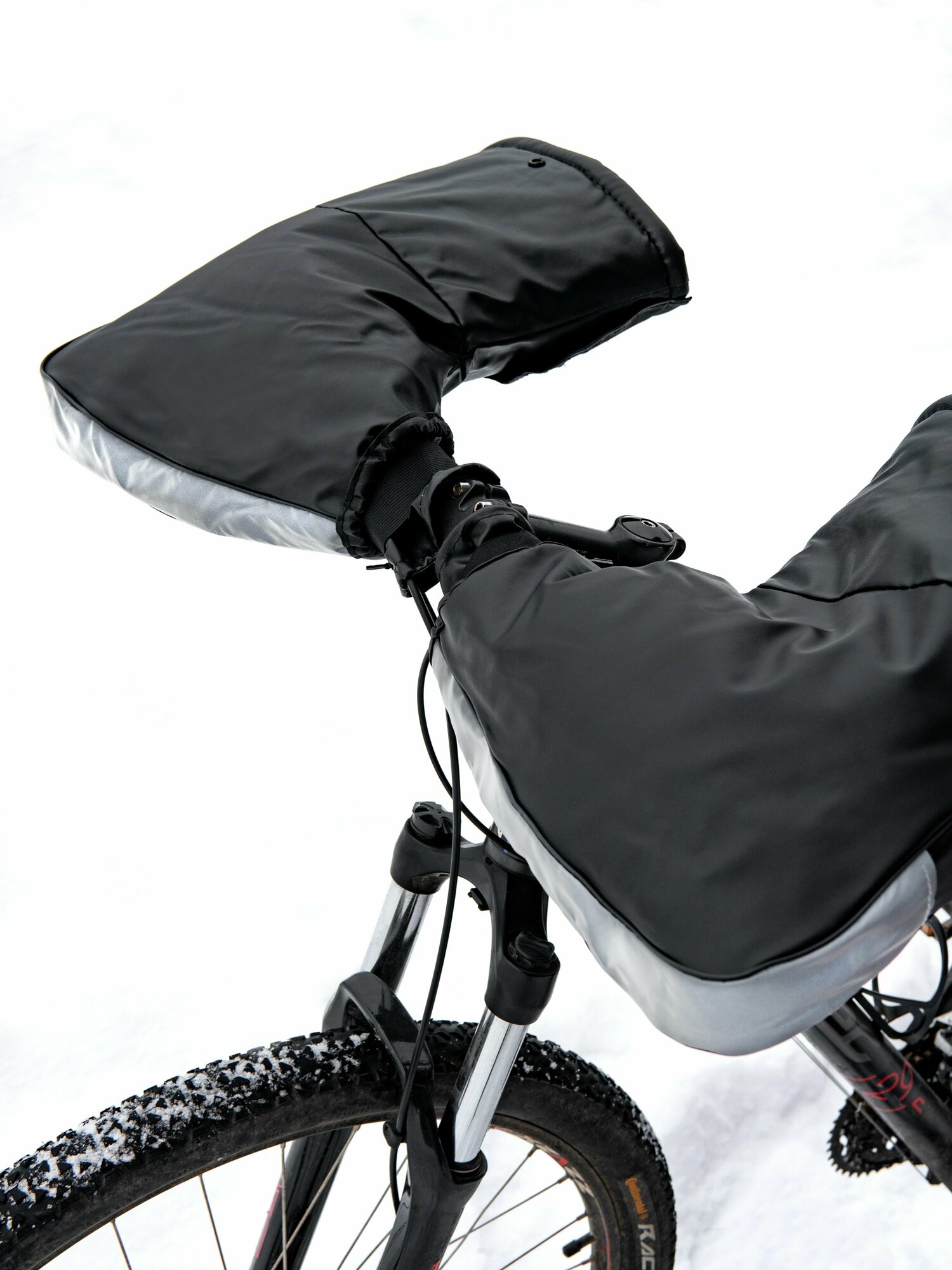 Утепленные, непромокаемые Муфты-варежки на руль: для велосипеда, мопеда, снегохода, мотоцикла