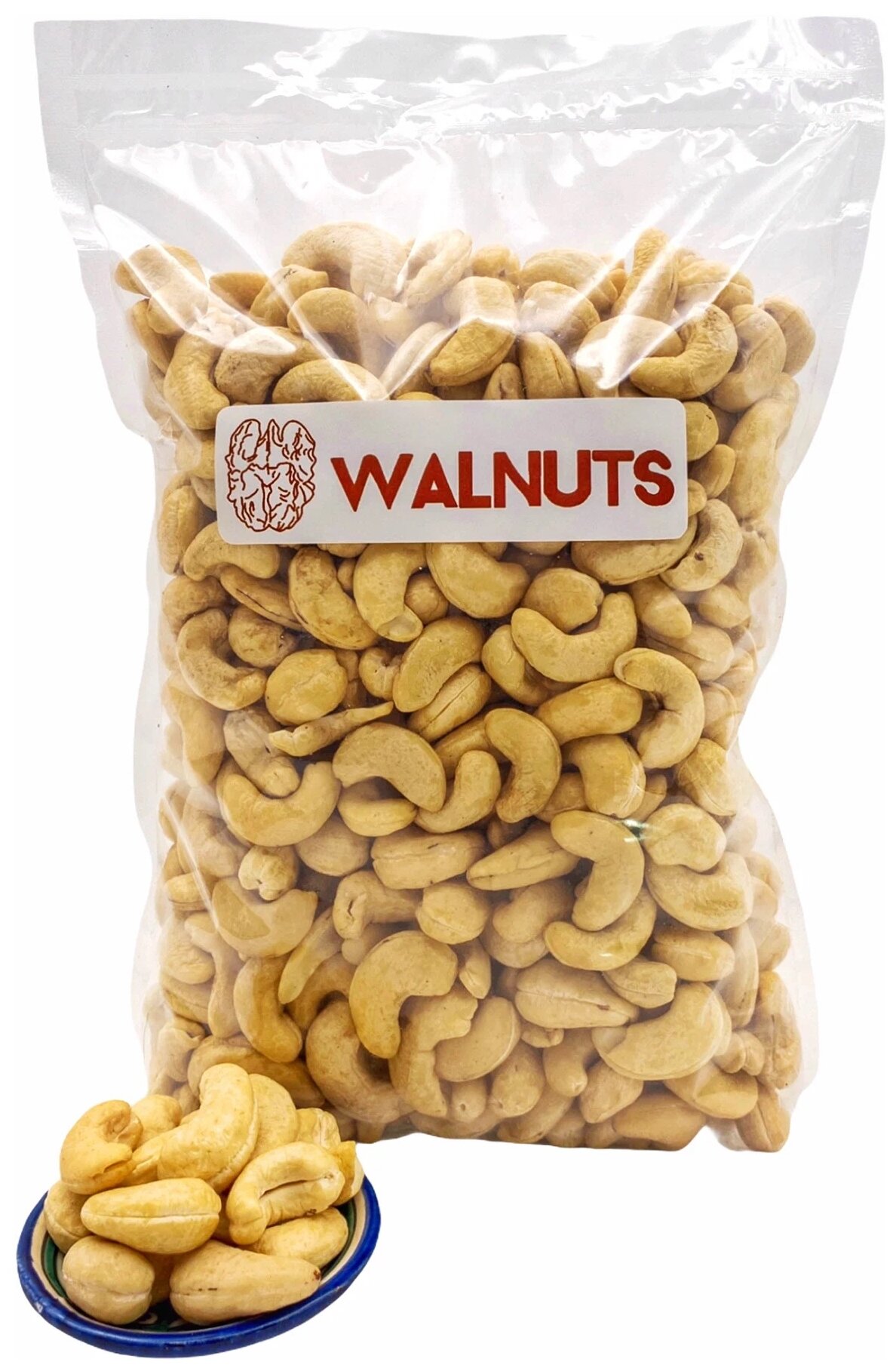 Кешью сушеный крупный 500 грамм, свежий урожай, без обжарки, молочный вкус "WALNUTS" отборные крупные орехи - фотография № 2