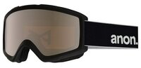 Маска ANON Helix 2.0 Goggle + Spare Lens Black/Silver Amber