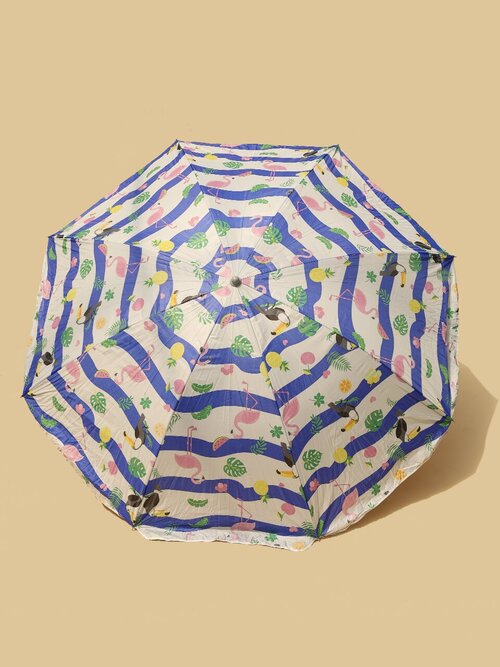 Зонт пляжный наклонный d 200 cм, h 200 см, п/э 170 t, 8 спиц, чехол, арт. SD200-11