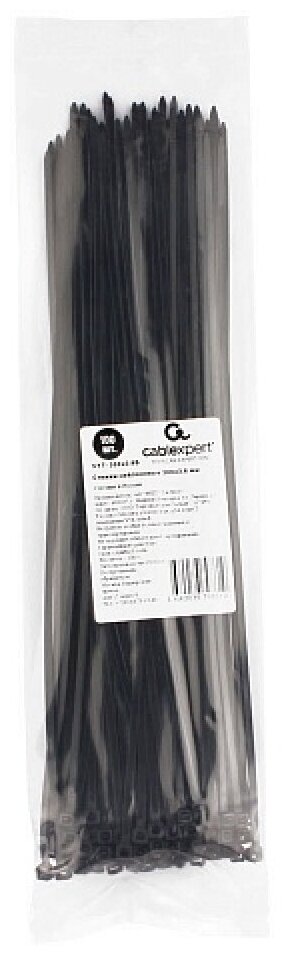 Пластиковые стяжки Cablexpert NYT-300x3.6B