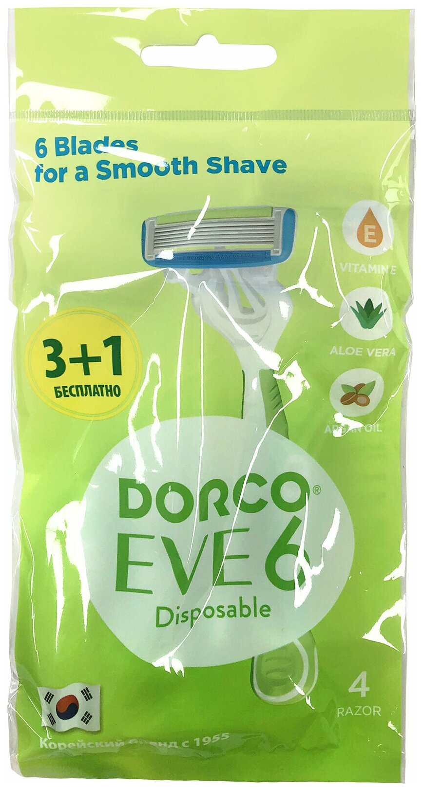 Станки для бритья DORCO Eve 6 женские