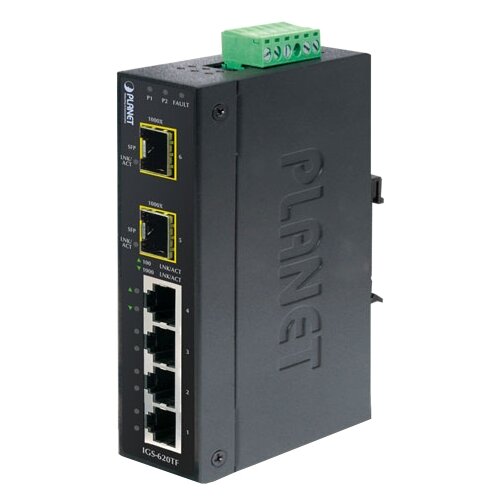 Коммутатор Planet Industrial IGS-620TF h3c ls 5500v2 54s ei сервер ethernet поддерживающий 48 портов 10 100 1000base t