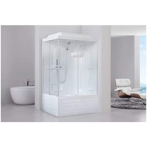 Royal Bath Душевая кабина Royal Bath RB 8100BP1-T 100x80 (прозрачное) правая royal bath душевая кабина royal bath rb 8120bk1 t r прозрачное правая