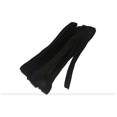 Резинка эластичная черная, ширина 10 мм, длина 10 метров резинка бельевая 20 мм черный 10 метров лента тканая эластичная 20 мм черный 10 метров