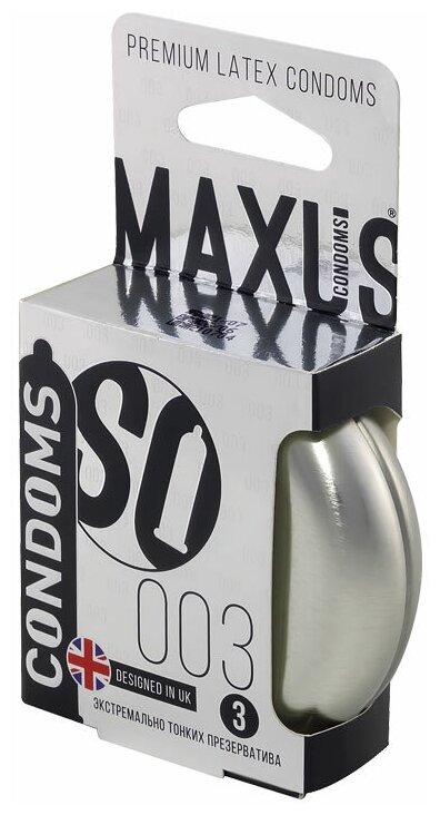Презервативы MAXUS Экстремально тонкие 003, 3 шт. 5922mx