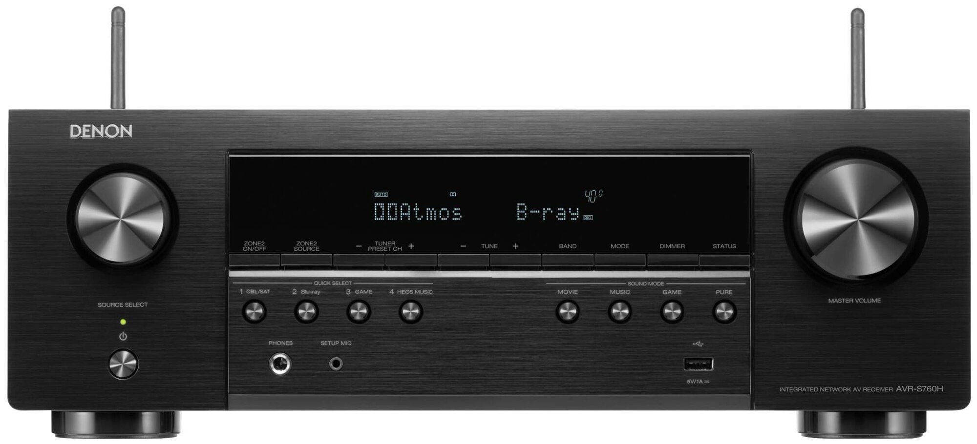 AV ресивер Denon AVR-S760H