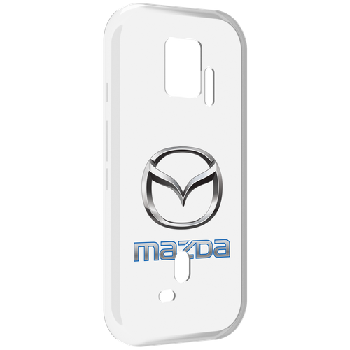 Чехол MyPads mazda-мазда-4 мужской для ZTE Nubia Red Magic 7S Pro задняя-панель-накладка-бампер