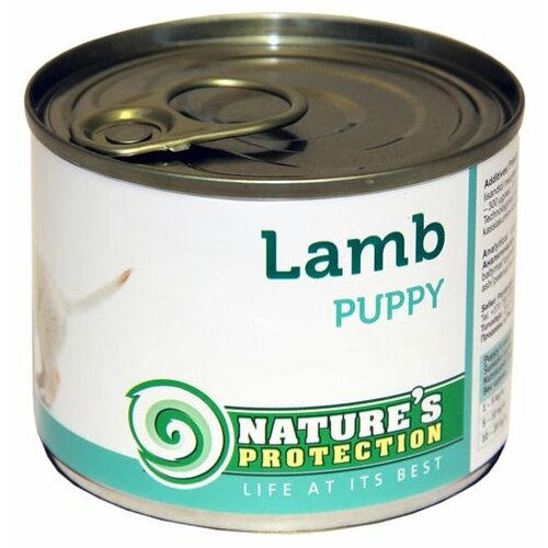 Влажный корм для щенков Nature's Protection ягненок 1 шт. х 400 г (для мелких пород)