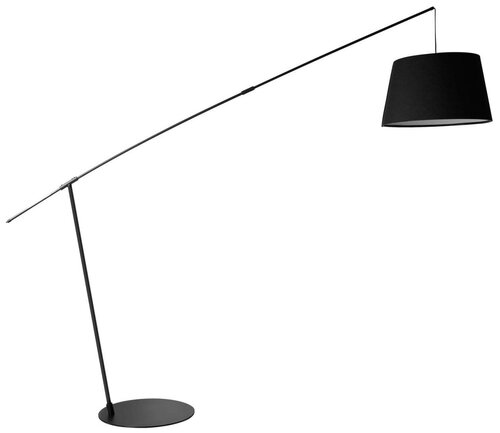 Напольный светильник Lussole Wrangell GRLSP-0505, E27, 11 Вт, высота: 185 см, черный