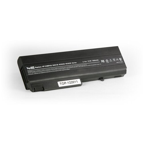 Аккумулятор для ноутбуков HP Compaq nc6100, nc6200, nc6400, 6510, 6910, nx6300. 11.1V 6600mAh 73Wh, усиленный. PN: PB994A, HSTNN-I05C. аккумулятор для hp nx6120 nc6100 10 8v 6600mah pn 360482 001 360482 007 360483 001 360483 003