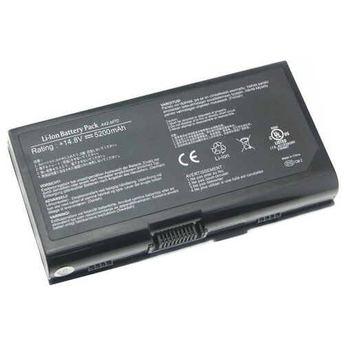 Аккумулятор для ноутбука ASUS F70 F70S F70SL G71 G71G G71GX (14.8V 4400mAh) P/N: 07G0165A1875 07G016WQ1865 15G10N3792YO 15G10N3792T0 70-NFU1B1000Z