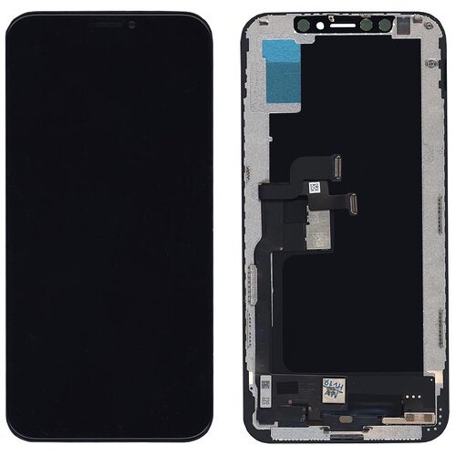 Дисплей для Apple iPhone XS в сборе с тачскрином (TFT) черный дисплей для apple iphone xs max в сборе с тачскрином incell черный