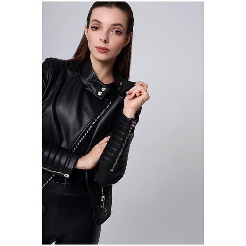 фото Женская кожаная куртка milan / focus on classy collection