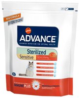 Корм для кошек Advance (0.4 кг) Cat Sterilized Sensitive лосось и ячмень