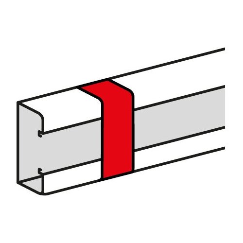 Накладка на стык профиля 85х50мм | код 638026 | Legrand (3шт. в упак.)