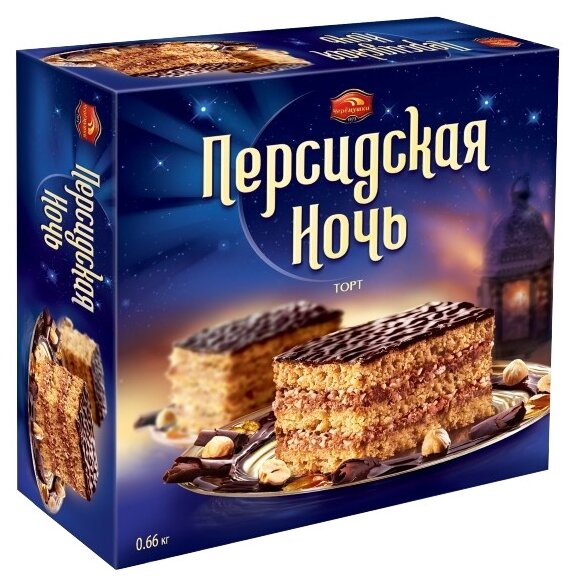 Купить Торт Черемушки Персидская ночь 660 г по низкой цене с доставкой из Яндекс.Маркета