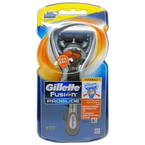 Станок для бритья Gillette Fusion ProGlide Flexball Бритва с 1 кассетой + 2 сменных кассеты