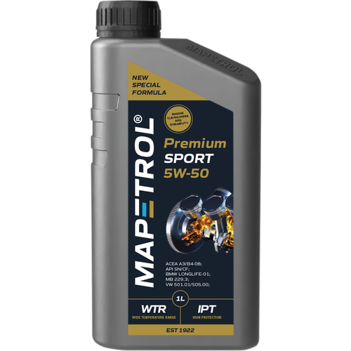 Моторное масло Mapetrol Premium Sport 5W-50 1л