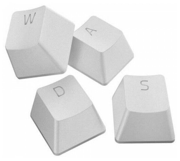 Колпачки на клавиатуру Набор кейкапов Razer PBT Keycap Upgrade Set Mercury White (белый)