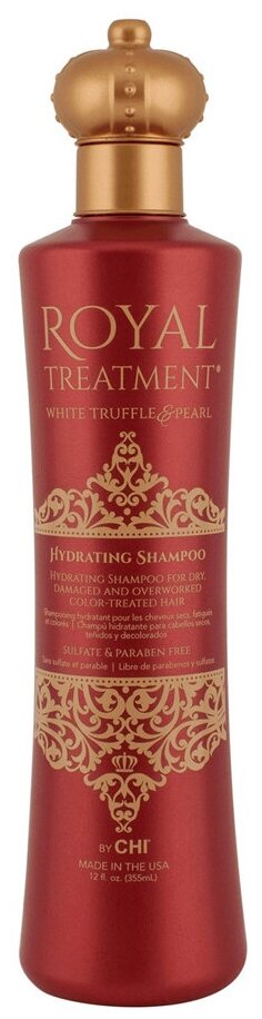 CHI Royal Treatment: Шампунь увлажняющий (Hydrating Shampoo), 355 мл