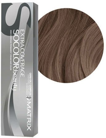 Matrix SoColor Pre-bonded стойкая крем-краска для седых волос Extra coverage, 506N темный блондин, 90 мл