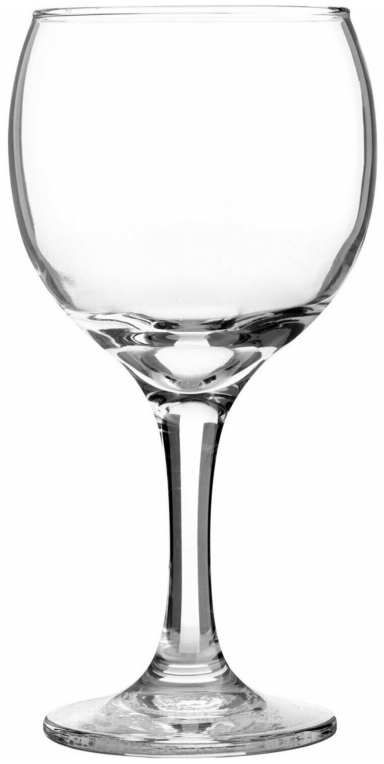 Бокал для вина Pasabahce Бистро 290мл, 6864х160мм, стекло, прозрачный, 1 штуки