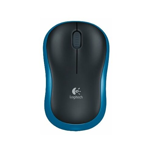 фото Мышь Logitech Wireless Mouse M185 Blue-Black USB