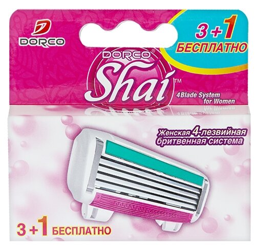 DORCO SHAI Reina сменные кассеты, 4 шт