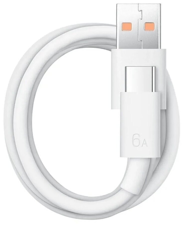 Кабель Huawei USB Type-C 6A, белый.