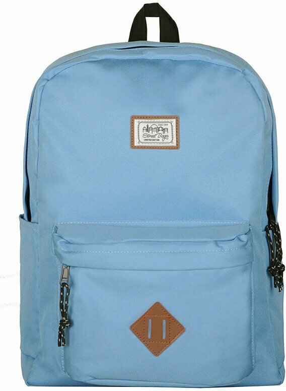 Рюкзак / Street Bags / 7231 Розетка на кармане 41х12х31 см / голубой