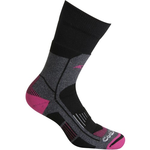 фото Носки accapi 2023 trekking ultralight crew black/fuxia (eur:34-36)