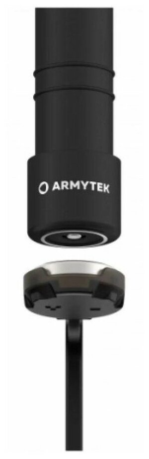 Универсальный фонарь ARMYTEK Wizard C2 Pro Nichia Magnet USB, черный / желтый [f06801w] - фото №11