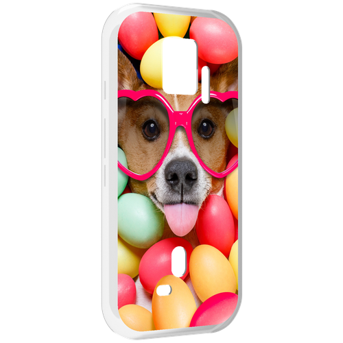 Чехол MyPads Собака-в-яйцах для ZTE Nubia Red Magic 7S Pro задняя-панель-накладка-бампер чехол mypads собака в яйцах для zte nubia red magic 7 pro задняя панель накладка бампер
