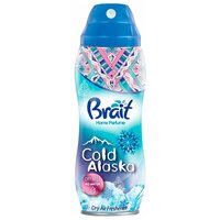 Освежитель воздуха BRAIT Cold Alaska (300 мл), сухой, аромат Эвкалипт и Цветочно-фруктовый