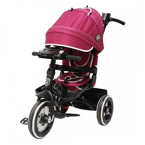 фото Трехколесный велосипед mars mini trike transformer t400/2019, burgundy jeans