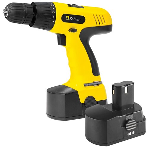 Аккумуляторная дрель-шуруповерт KOLNER KCD 182C 586900₽