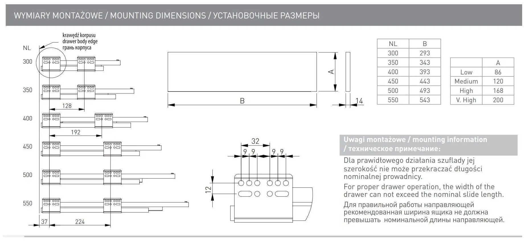 AXIS PRO L-300 мм, средний H-116 мм, антрацит - фотография № 11