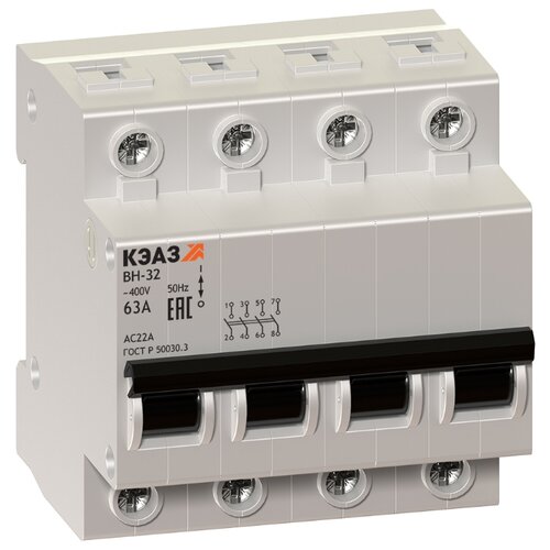 фото Рубильник кэаз вн-32 4p