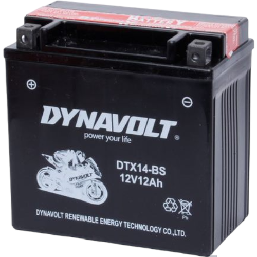 Аккумулятор Dynavolt DTX14-BS, 12V, AGM