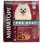 Сухой корм для собак Мираторг PRO Meat с ягненком и картофелем для взрослых собак мелких пород старше 1 года - изображение