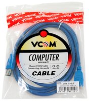 Кабель VCOM USB - USB micro-B (VUS7075) 1.8 м синий