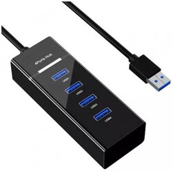 Разветвитель USB Ks-is KS-727 4 порт. черный