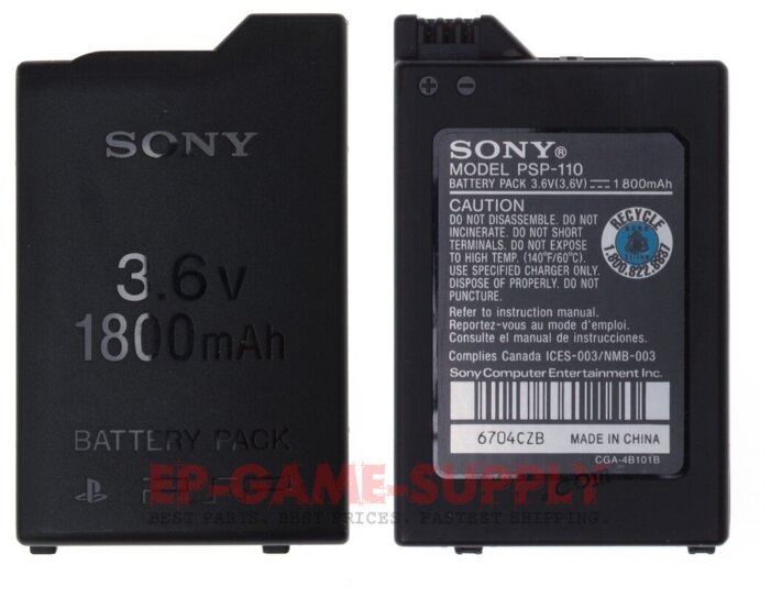 Sony Аккумулятор 1800 mhA для PSP 1000 фото 2