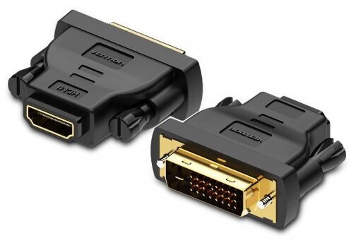 Vention HDMI (f) - DVI-D (m) Адаптер-переходник Vention DVI 24+1 M/ HDMI 19F Двунаправленный AILB0