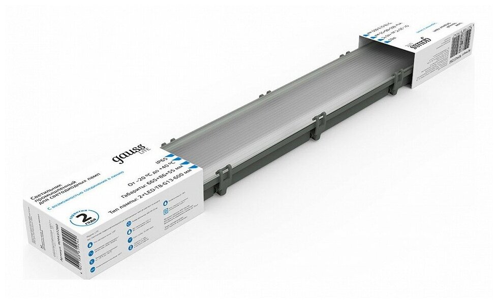 Накладной светильник Gauss Lite 909437260 - фотография № 1